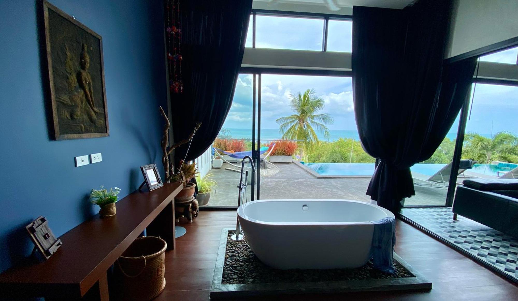 Ko Samui Seaview Pool Villa Philippa With Car Lemszet-part Kültér fotó