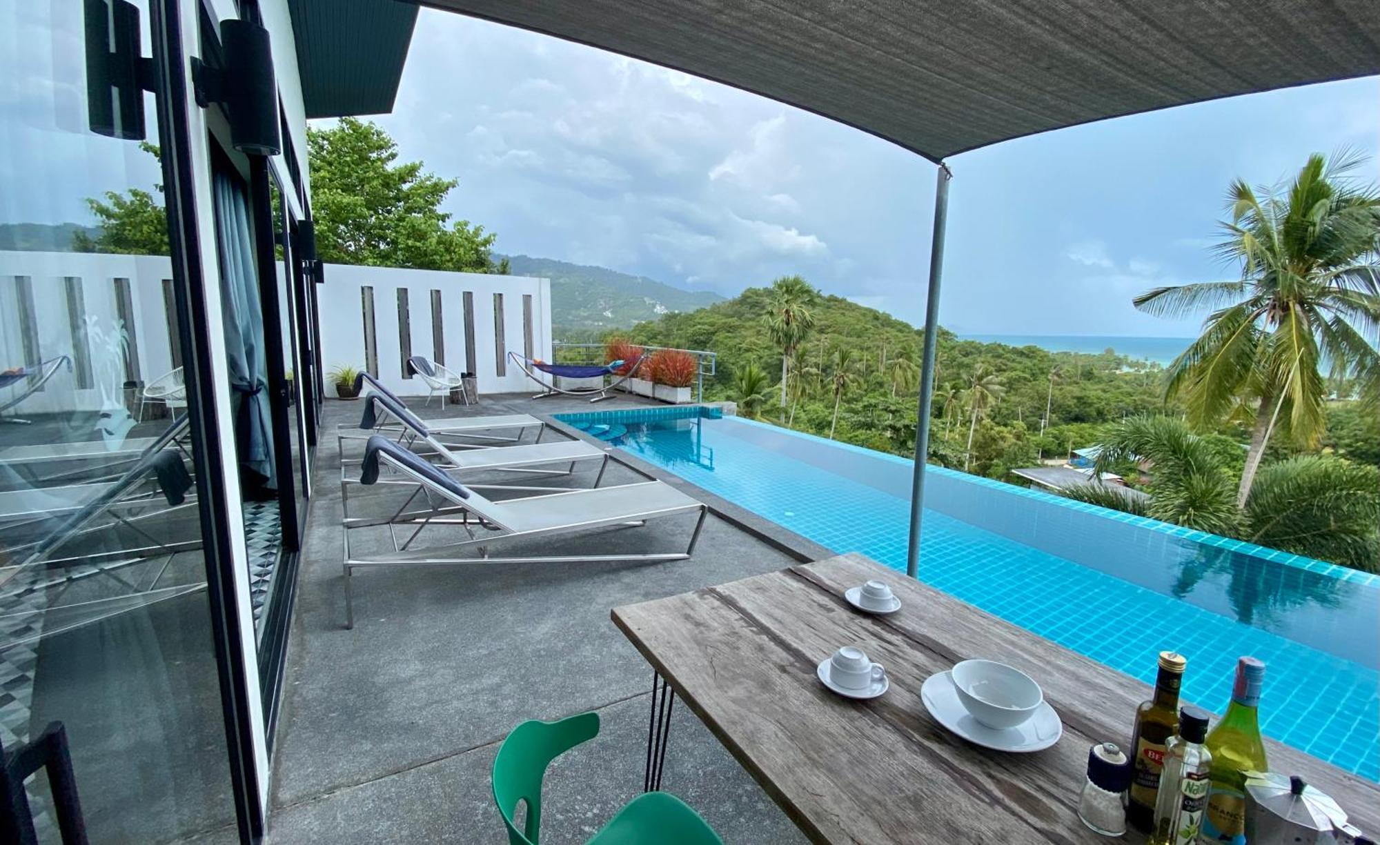Ko Samui Seaview Pool Villa Philippa With Car Lemszet-part Kültér fotó